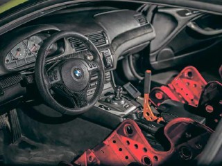Carbon-clad wide-body BMW M3 E46 KEAN Suspensions