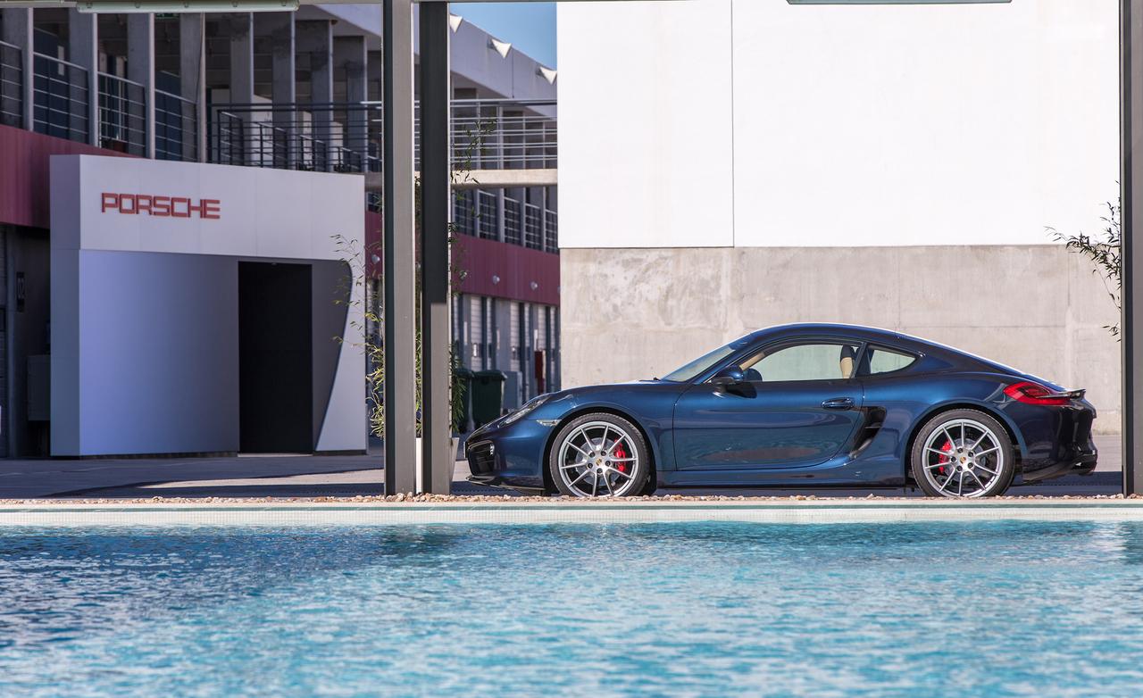 porsche cayman тест