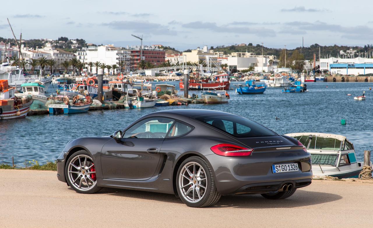porsche cayman тест