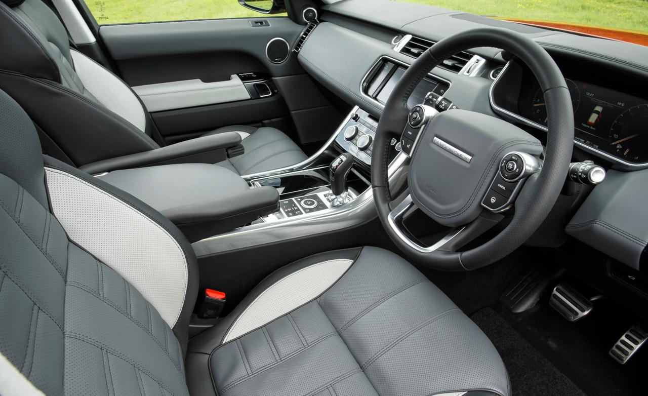 Range Rover Sport тест 2013 салон