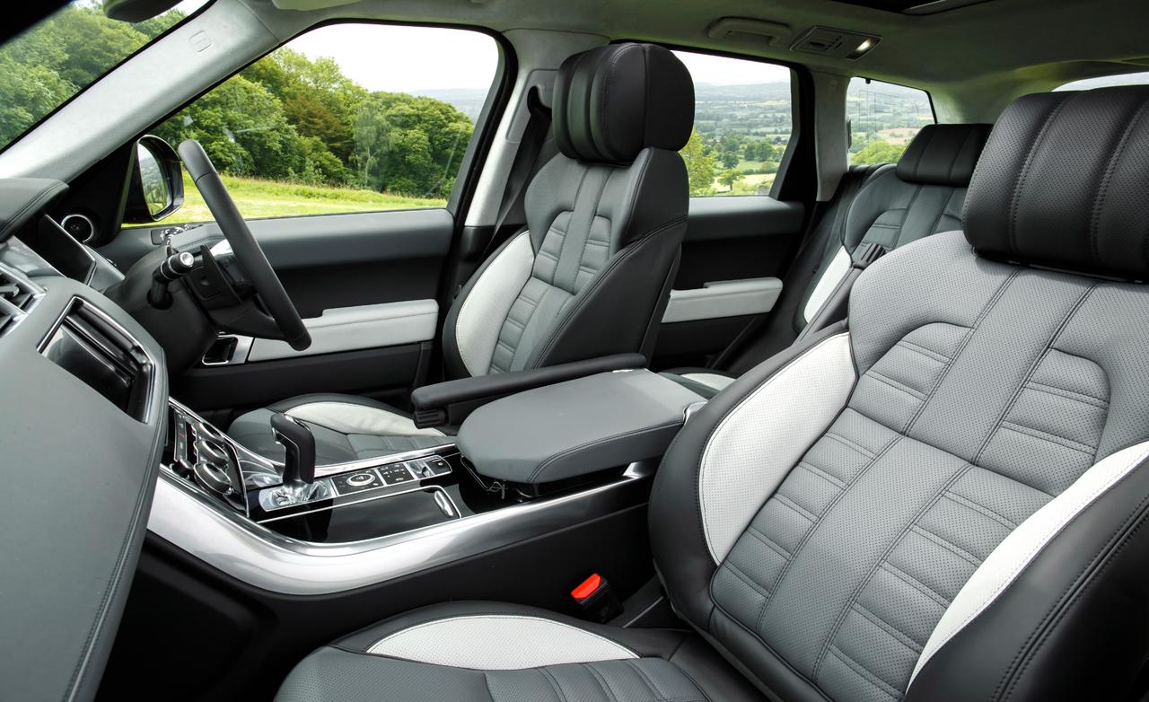 Range Rover Sport тест 2013 сиденья