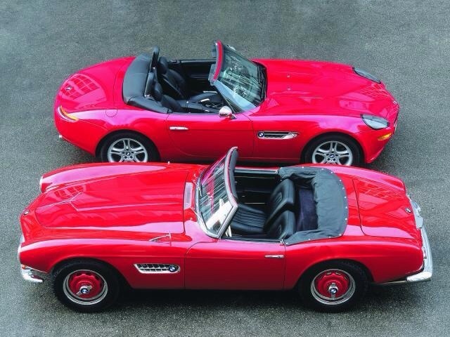  BMW 507 1955-1959 и BMW Z8 2000-2003