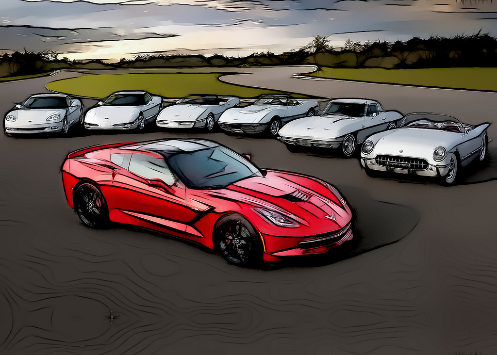 Все поколения Chevrolet Corvette