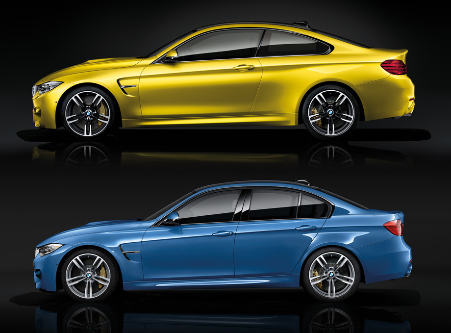BMW M3 F30 и купе M4 F32