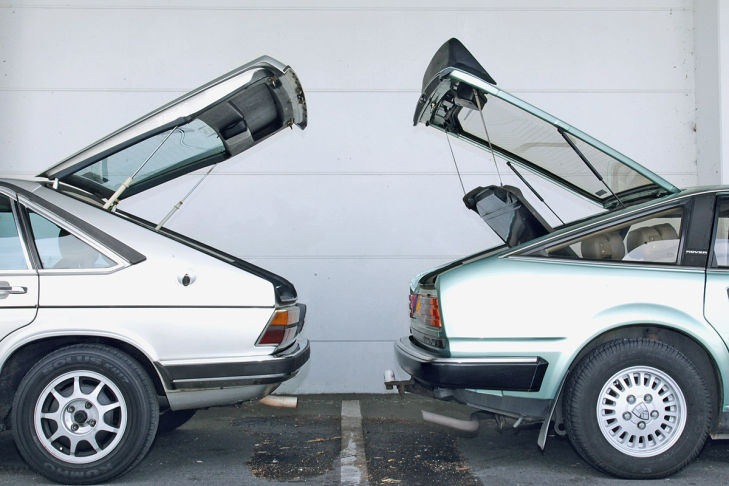 Audi 100 Avant 5E и Rover SD1 2600