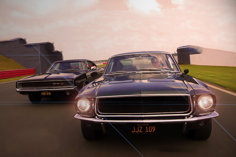 Bullitt and Steve McQueen’s Ford Mustang 390 GT vs Dodge Charger 440R/T