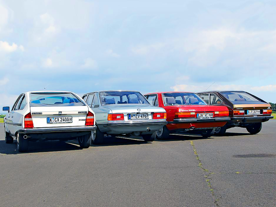 Тест - BMW 525 E12, Ford Granada 2.8 Mk2, Citroen CX 2400 и Renault 30 TX V6