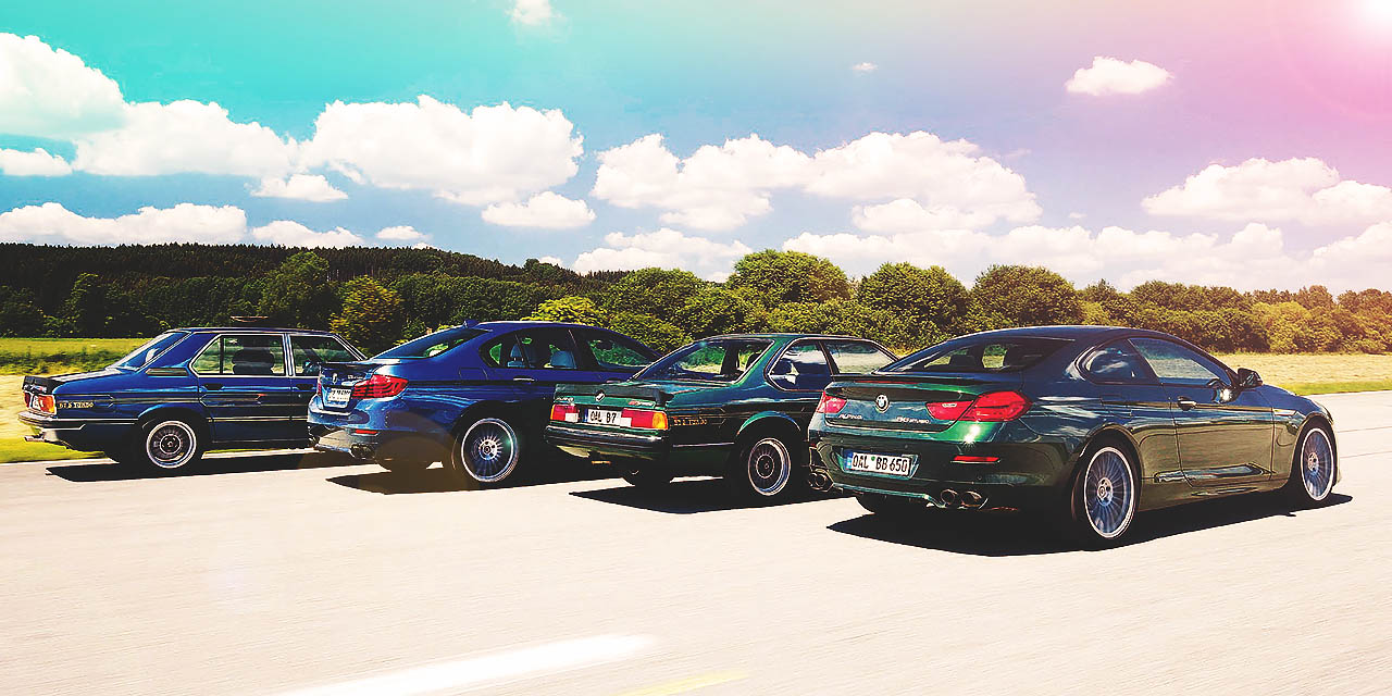 Alpinas past and present - E12 B7 S Turbo Saloon vs. F10 B5 Bi-Turbo Edition 50 Saloon and E24 B7 S Turbo Coupé vs. F13 B6 Bi-Turbo Edition 50 Coupé
