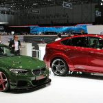 As well as the lurid ACL2 AC Schnitzer also brought along its X6 ‘Falcon’ to Geneva and if you want a huge 4x4 Coupé with a barrel load of attitude then this has to be the car for you. We loved the British Racing green monster though, all the way from its M4 sourced engine to the stripped out cockpit and extreme bodywork. With 570hp you can guarantee it’ll be quite a performer