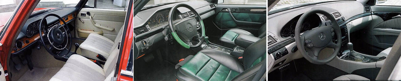 Mercedes Benz 280E W114, E500 W124 and E63 AMG W211 1000bhp Classic comparison test 