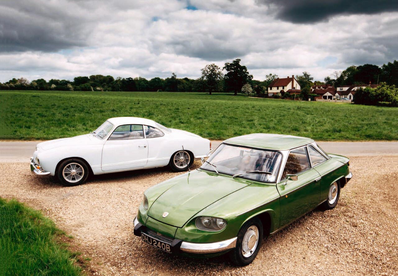Panhard 24CT battles Karmann Ghia