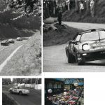 From top: an eclectic grid heads into Rouen’s first corner, 1964; awaiting the start of a test in Nice, 1953; the Tour ventured into Belgium, too – 1969 winner Gérard Larrousse is pictured at Spa; Bruno Saby trying hard in 1976 aboard the Lancia Stratos in which Bernard Darniche had won the ’1975 Tour.