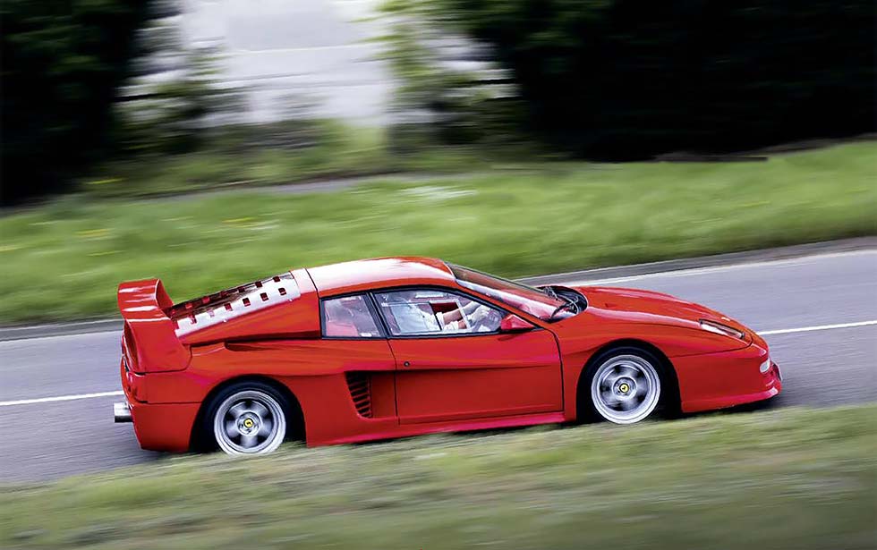 1987 Koenig Ferrari Testarossa Competition Evolution II driven
