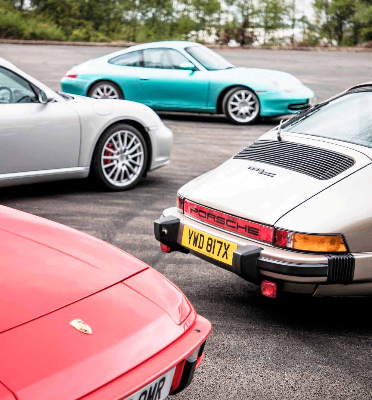 Porsches to buy now - 1982 911 SC G-Series, 1986 924S, 1988 928S4, 1990 944S2 Cabriolet, 1999 911 Carrera 2 996 and 2007 Cayman S 987