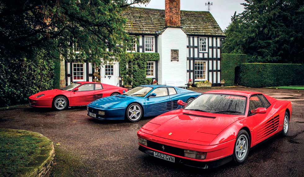 Testarossa generations - Ferrari Testarossa, 512TR and F512M
