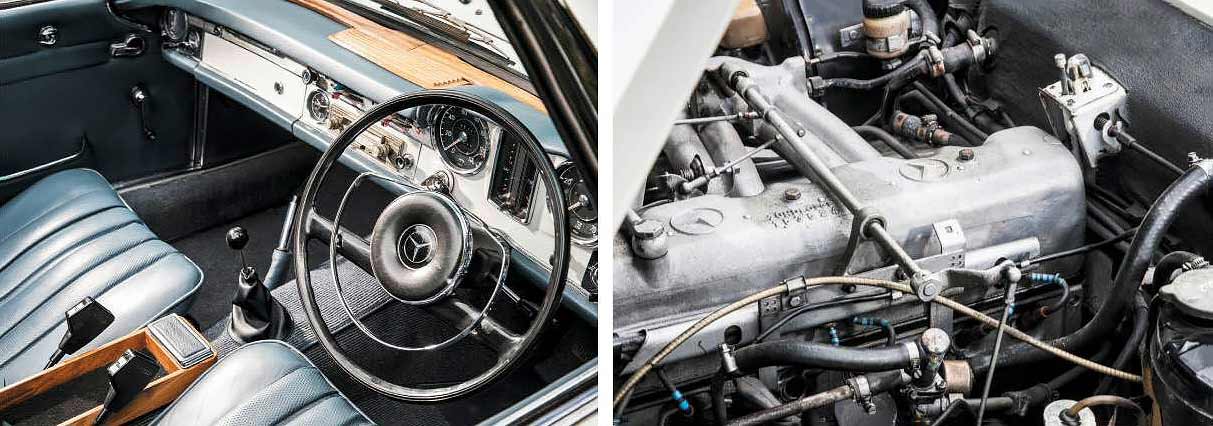 1965 Mercedes-Benz 230 SL W113 interior