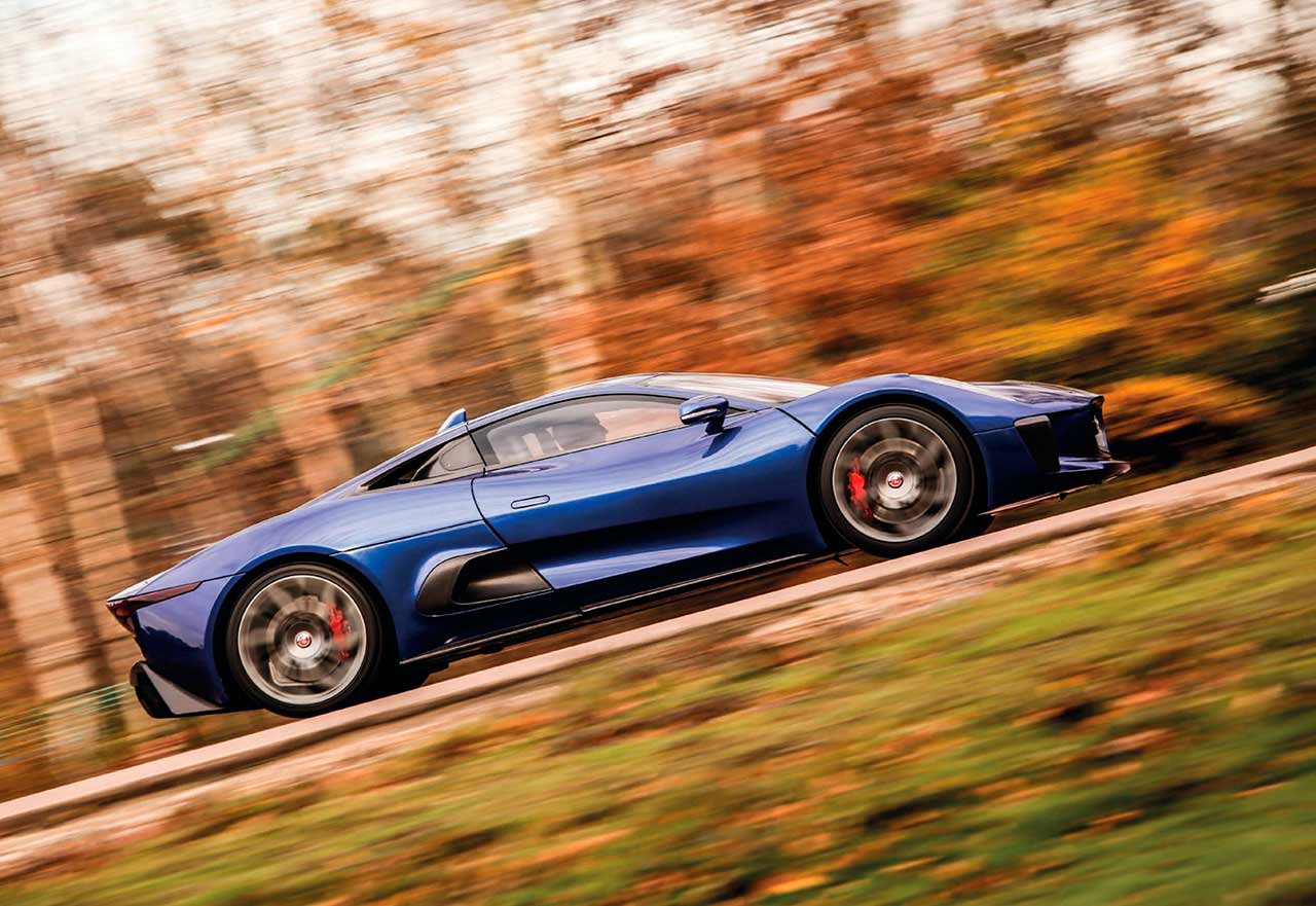 Driving the 007 Jaguar C-X75 on track