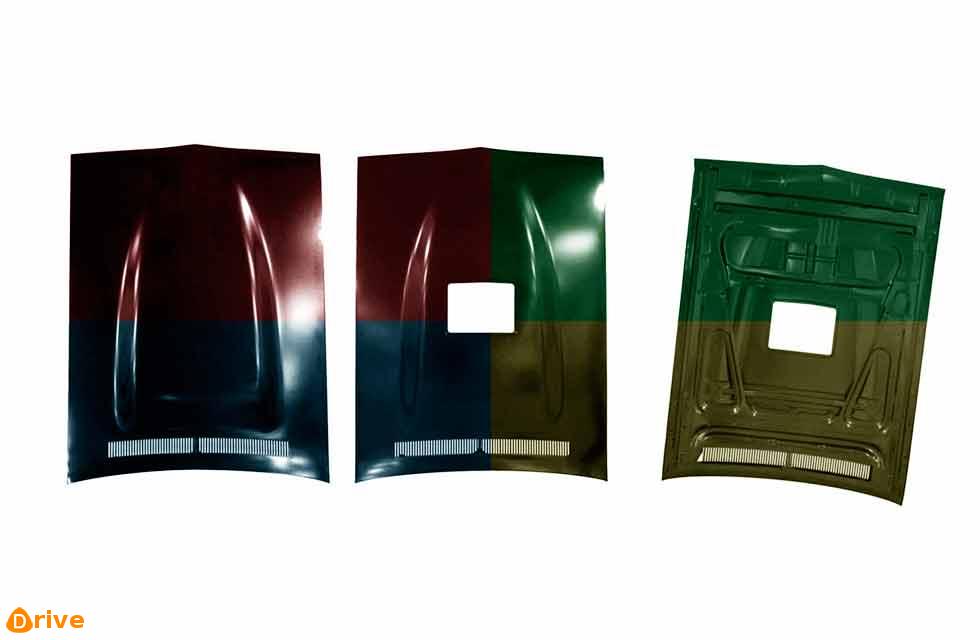 Hoods-up 1971-1974 Dodge Charger “Power-bulge” or “RamCharger” hoods