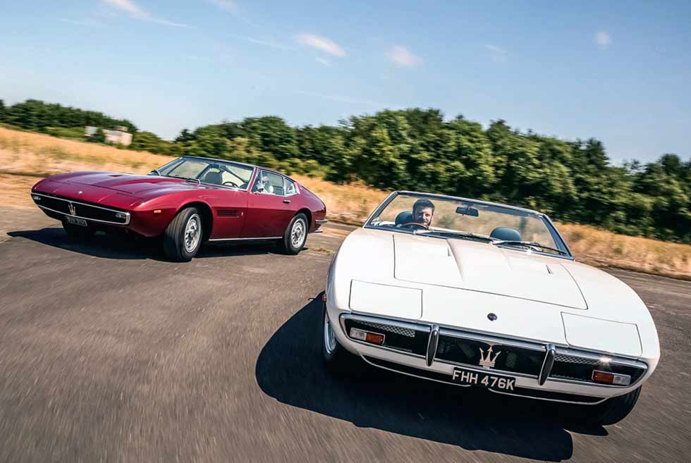 1970 Maserati Ghibli SS 4.9 Coupé by Ghia AM115/491668 and 1969 Maserati Ghibli Spyder SS AM115/49S1251