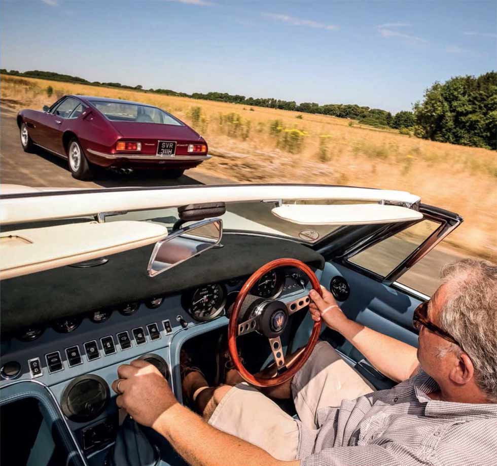 1970 Maserati Ghibli SS 4.9 Coupé by Ghia AM115/491668 and 1969 Maserati Ghibli Spyder SS AM115/49S1251