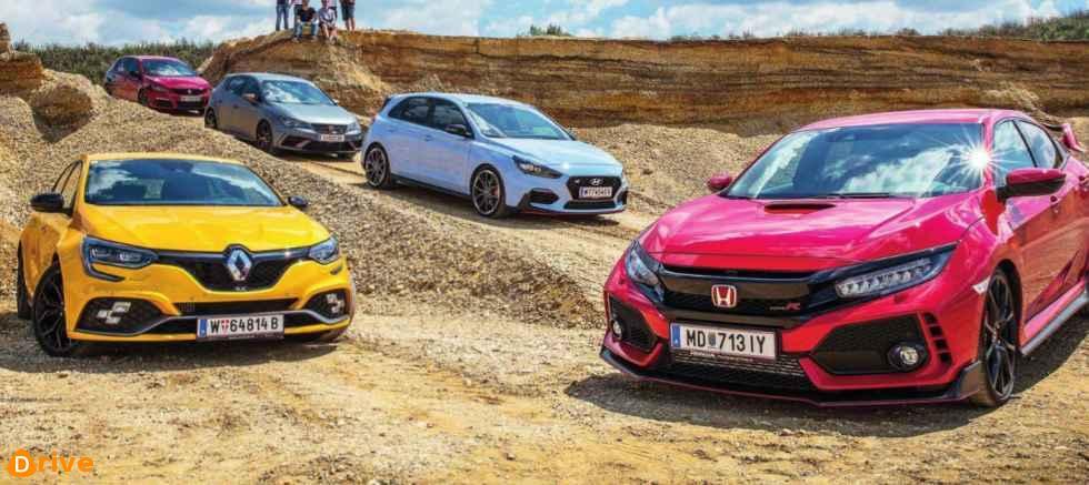 Honda Civic Hyundai i30 Peugeot 308 Renault Mégane Seat Leon