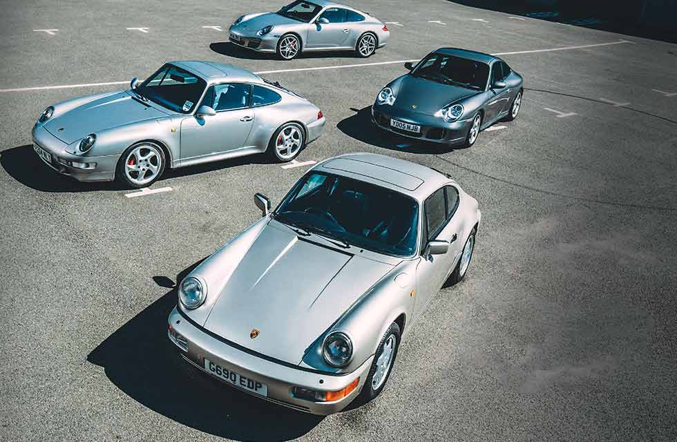 Porsche 911 Carrera 4 Evolution 964, 993, 996 and 997 Carrera 4