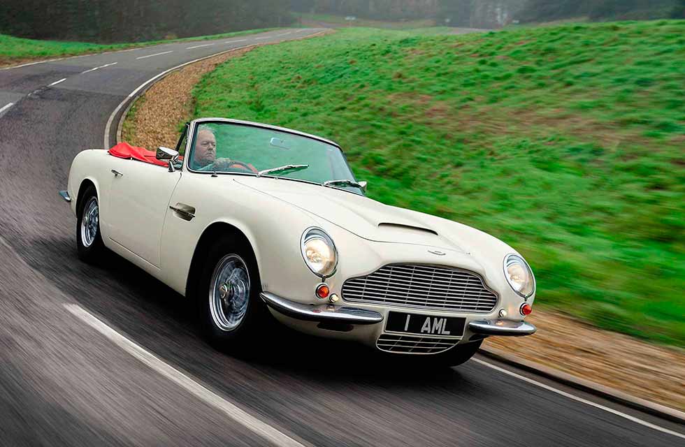 Max Earey 1970 Aston-Martin DB6 MkII Volante is the first car to receive Aston Martin’s radical new EV powertrain