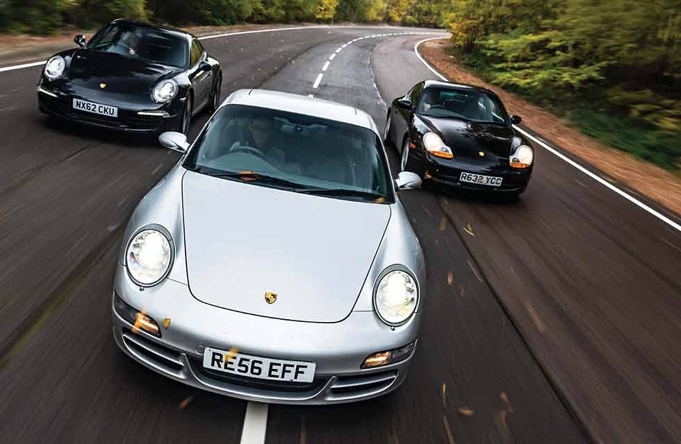 Porsche 911 Carrera 2 shootout: 996 v 997 v 991 