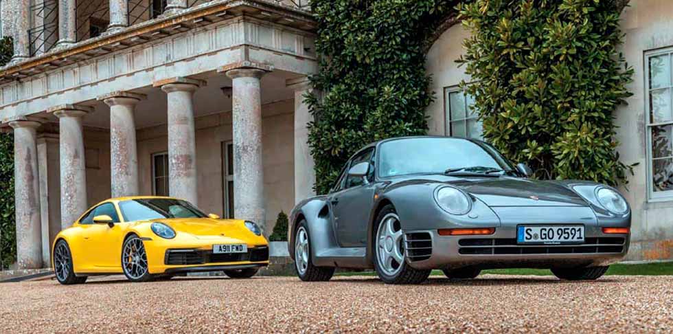 1986 Porsche 959 Sport vs. 2020 Porsche 911 Carrera 4S 992