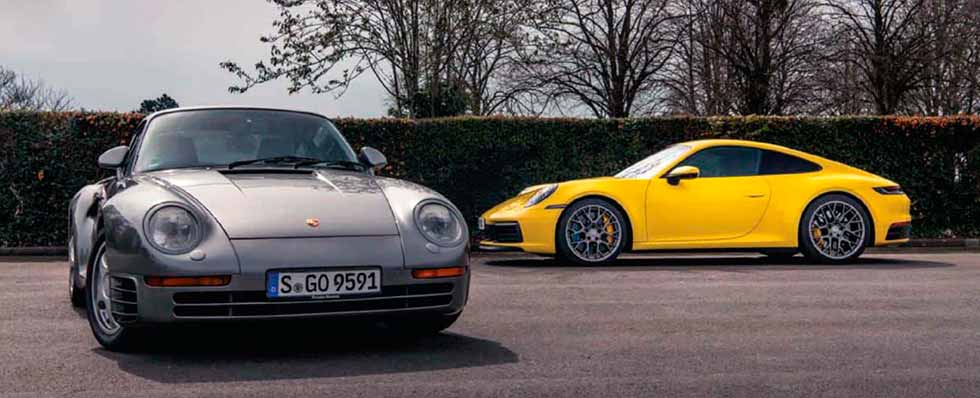 1986 Porsche 959 Sport vs. 2020 Porsche 911 Carrera 4S 992