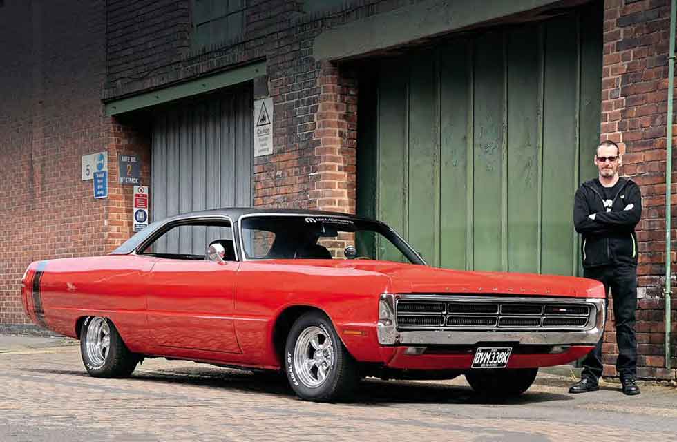 Big red 1971 Plymouth Fury Sport