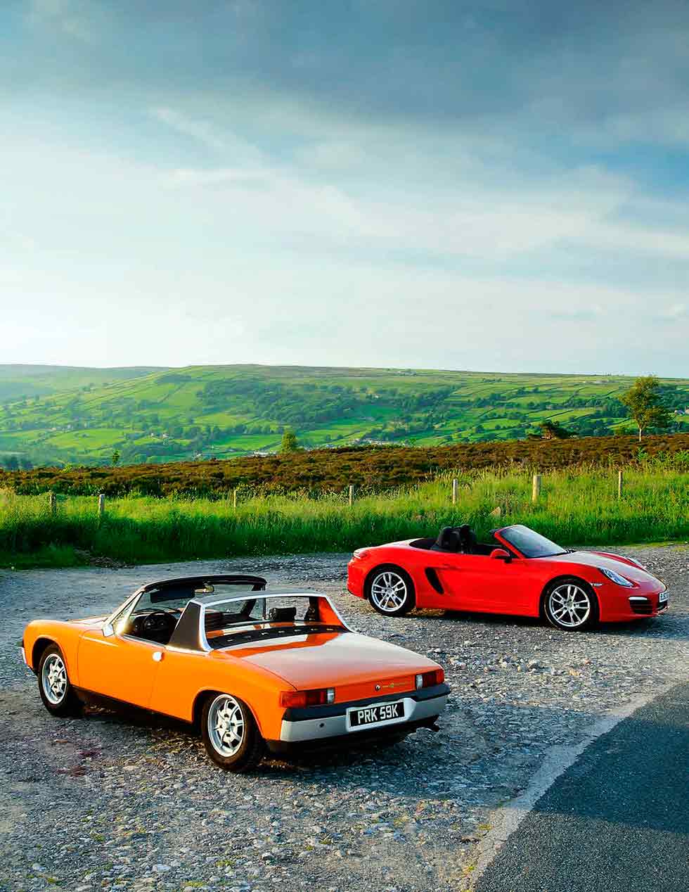 1972 Porsche 914 1.7 vs. 2014 Porsche Boxster 2.7 981 - comparison road test