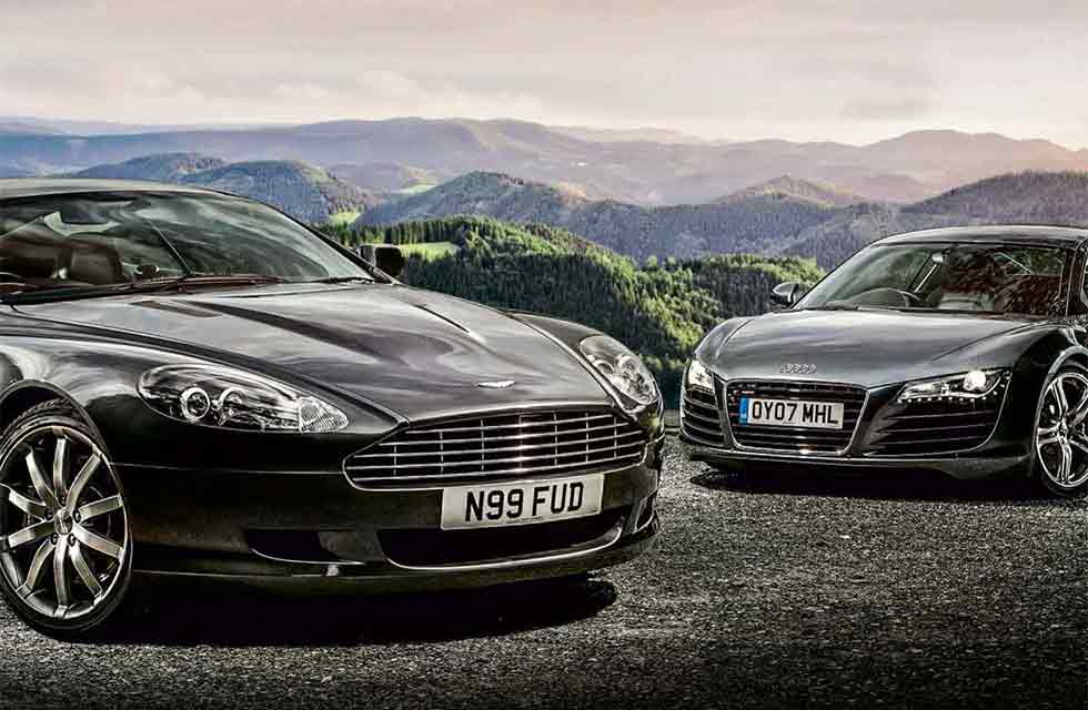 2006 Aston Martin DB9 vs. 2007 Audi R8 Typ 42