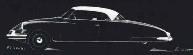 Bertoni proposal for a DS coupé dates from 1954
