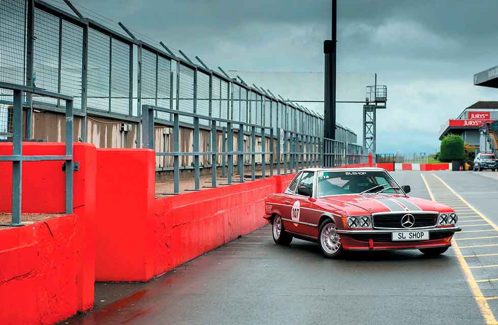 1978 Mercedes-Benz 450SL R107 Track Car - test drive