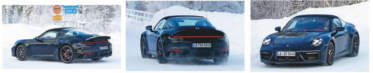Porsche begins testing 2021 Porsche 911 Targa GTS 992 