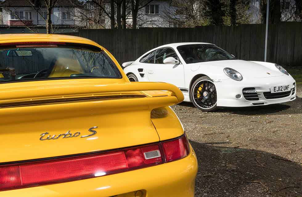 2012 Porsche 911 Turbo 997 vs. 1998 Porsche 911 Turbo S 993