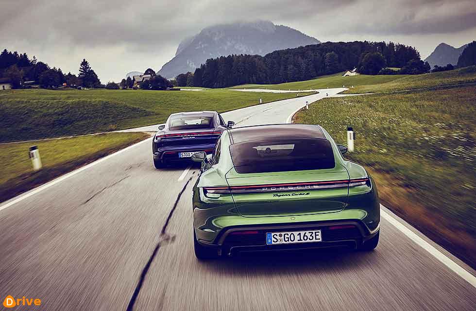 Double victory for new Porsche Taycan