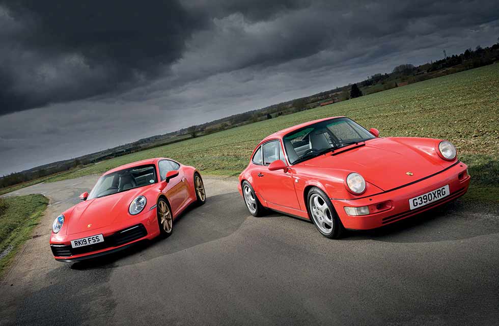 964 was the contemporary 911. 30-years on, we pitch it against the current 992 gen 911 