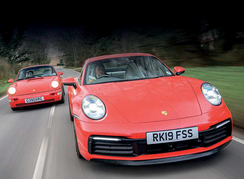 1990 Porsche 911 Carrera 3.6 964 vs. 2020 Porsche 911 Carrera S 992