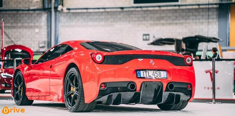 Ferrari after detailing